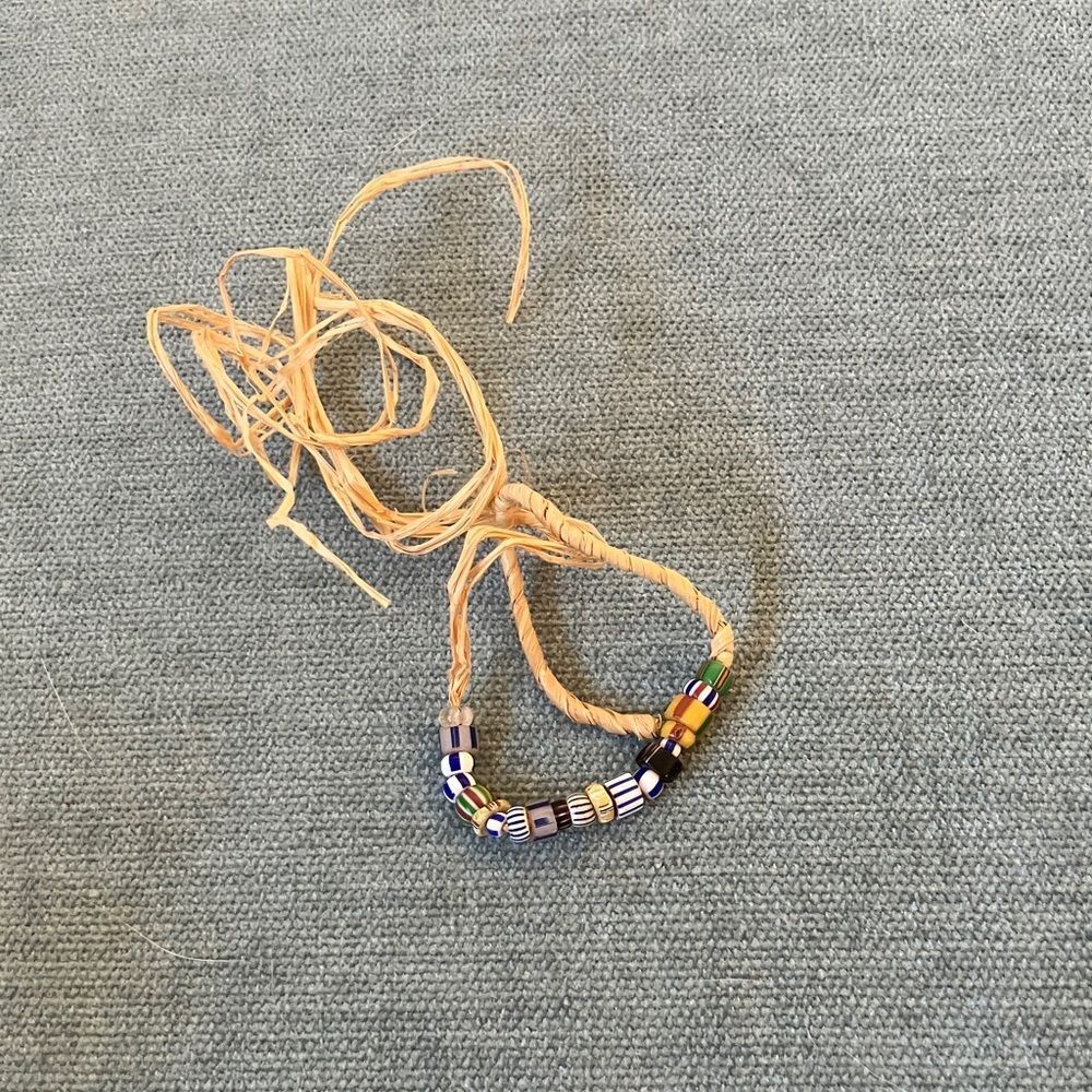 Unfinished Beaded Bracelet Necklace